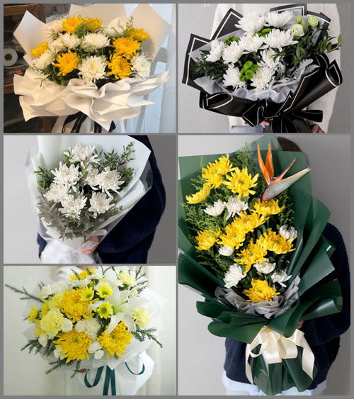 湖北武汉市新洲区徐古镇曹兴赛村白事花束代送